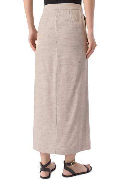 Юбка из вискозы и льна ERIKA CAVALLINI, арт. P5S003, фото 4