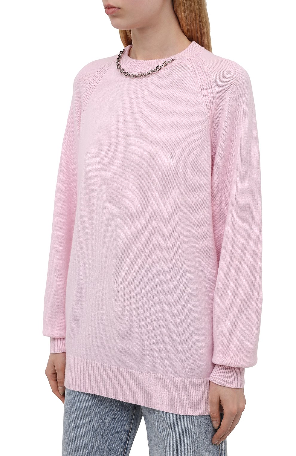 Кашемировый пуловер GIVENCHY розового цвета по цене 120500 руб., арт. BW90CM4Z9K, фото 3 Кашемировый пуловер GIVENCHY, арт. BW90CM4Z9K, фото 3