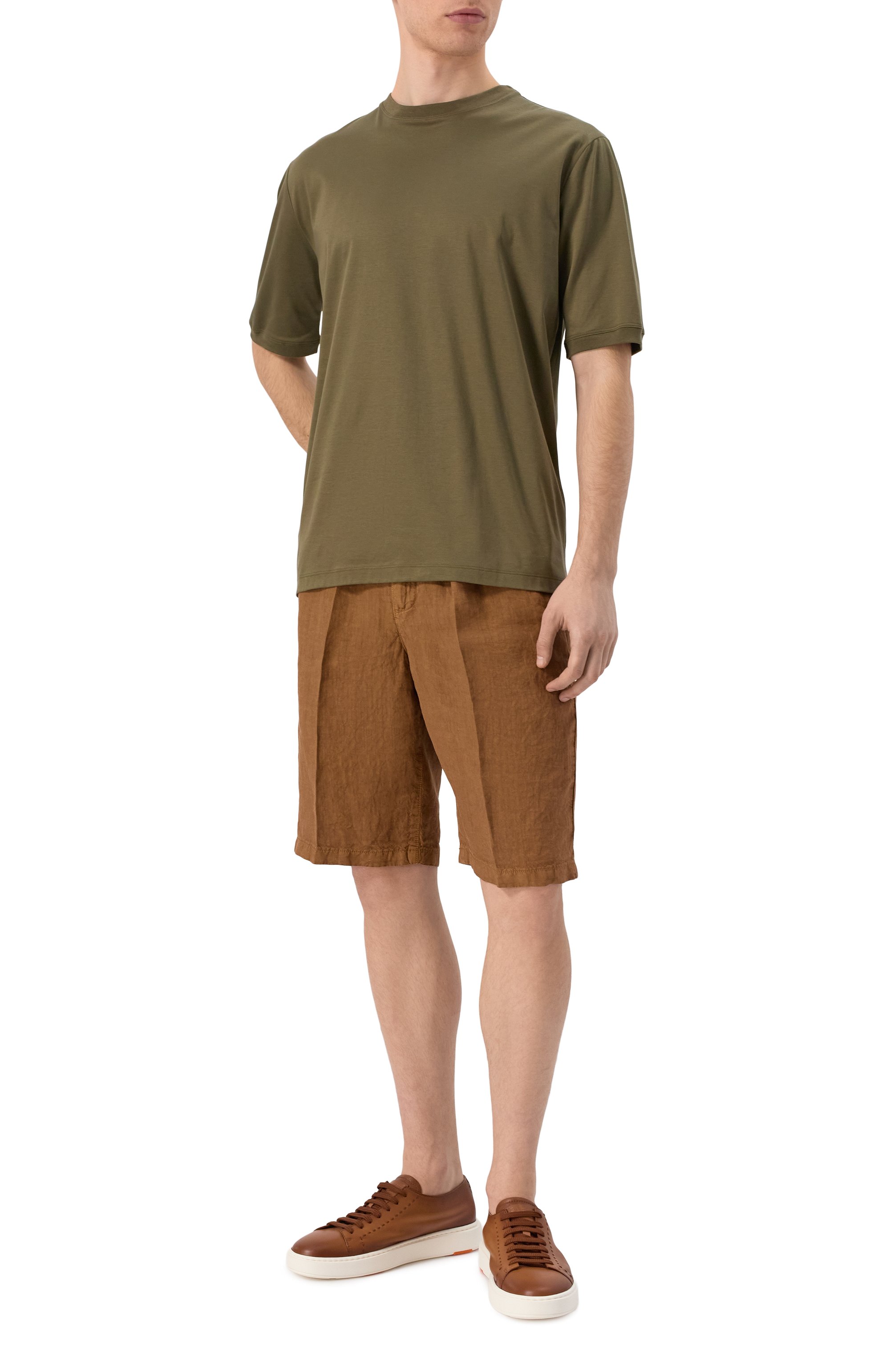 Льняные шорты KITON, арт. UPR004LK0604F07, фото 2