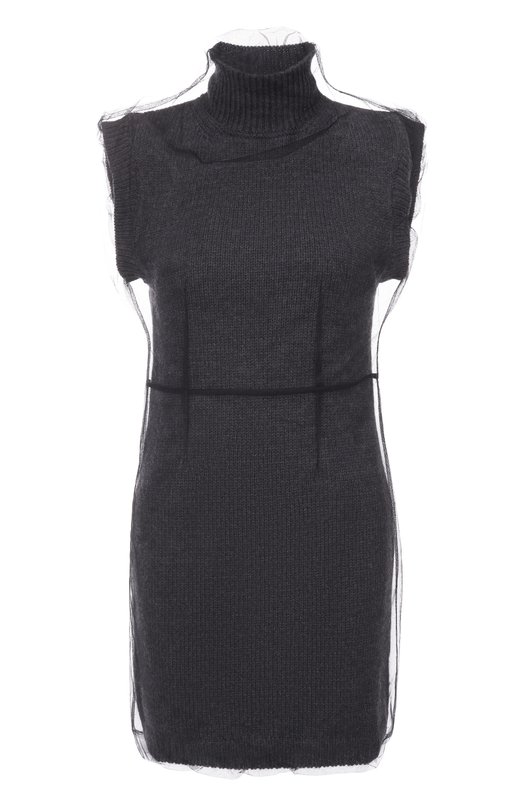 Шерстяное платье MSGM 3942MDA193/257988 Серый 3942MDA193/257988