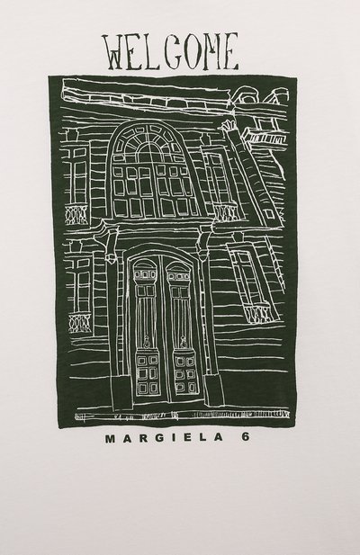 Хлопковая футболка MM6, арт. M60664/MM009, фото 3