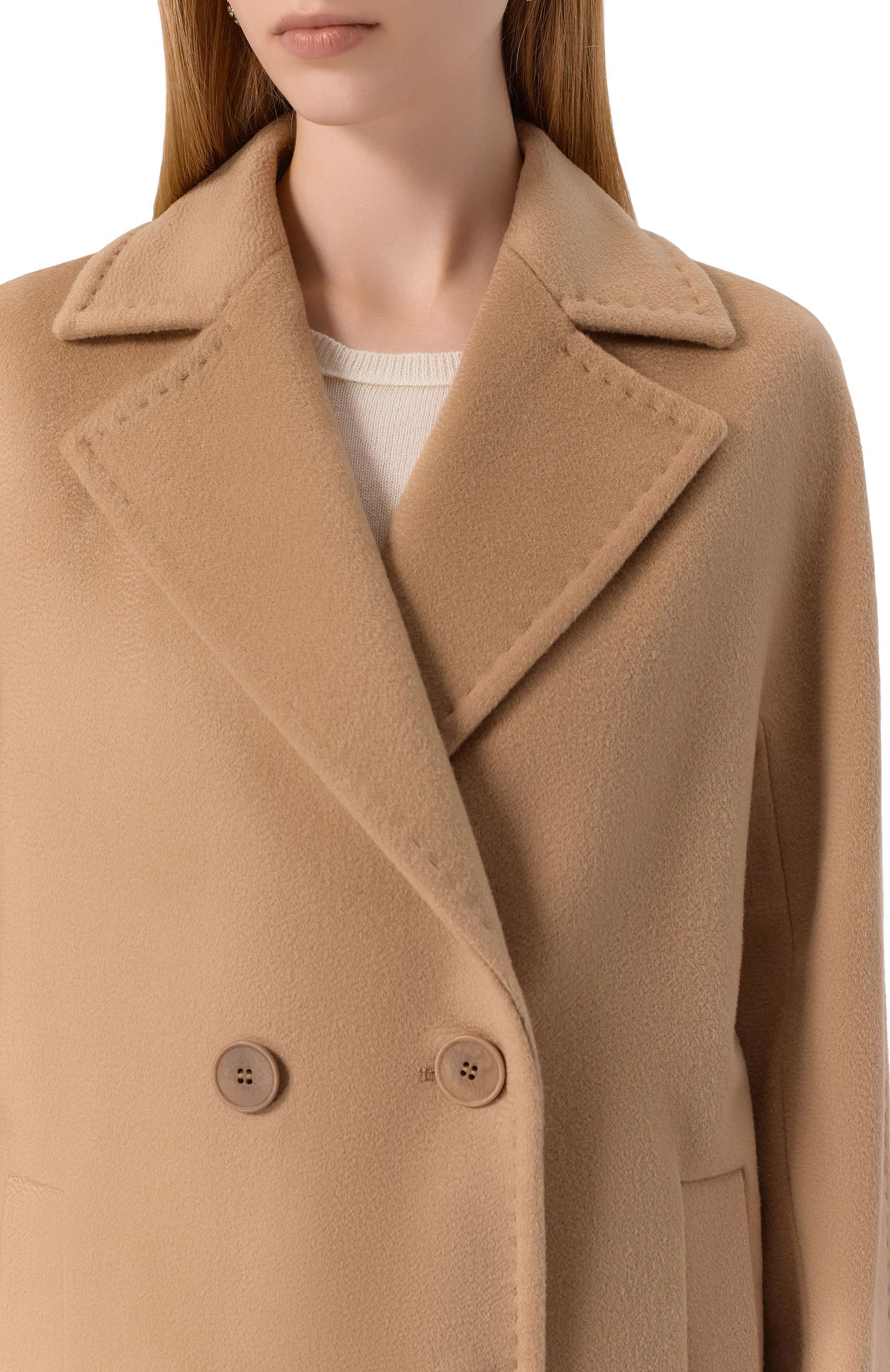 Шерстяное пальто MAX MARA STUDIO, арт. AGENDA, фото 5