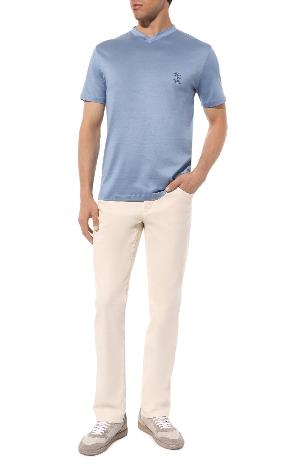 Хлопковая футболка STEFANO RICCI, арт. MNH3202410/TE0001, фото 2