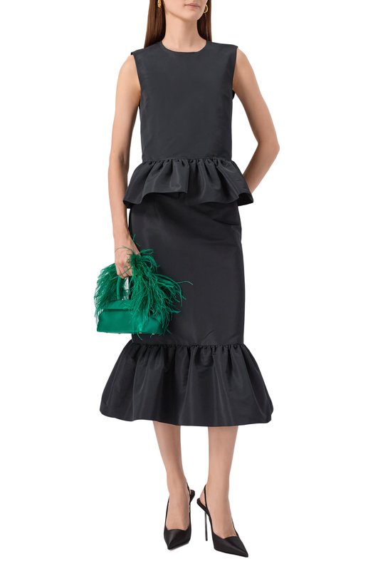 Сумка Liza Rubeus Milano 015/23D/SILK+B0A FEATHERS_SET Зелёный  015/23D/SILK+B0A FEATHERS_SET Фото 7