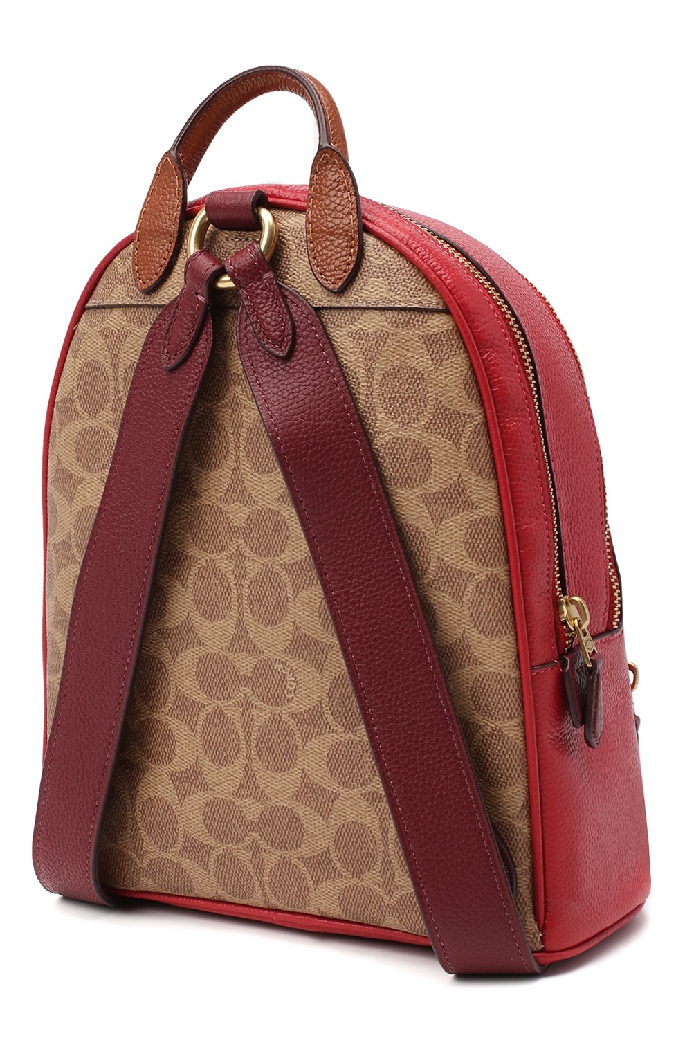 Рюкзак carrie small COACH красного цвета по цене 44100 руб., арт. 657, фото 3 Рюкзак carrie small COACH, арт. 657, фото 3