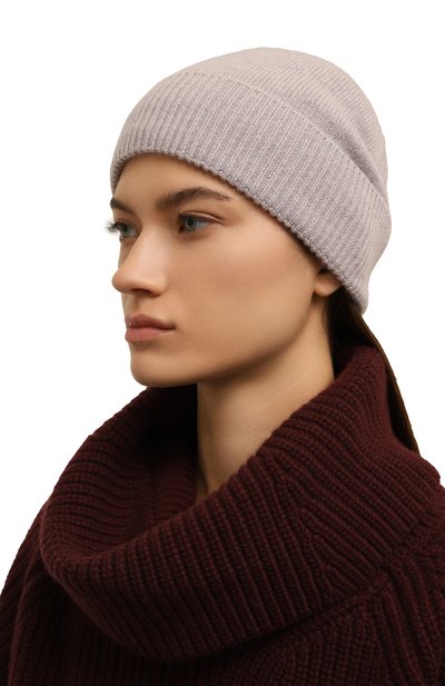 Кашемировая шапка irban CANOE серого цвета по цене 22830 руб., арт. 4403772, фото 2 Кашемировая шапка irban CANOE, арт. 4403772, фото 2
