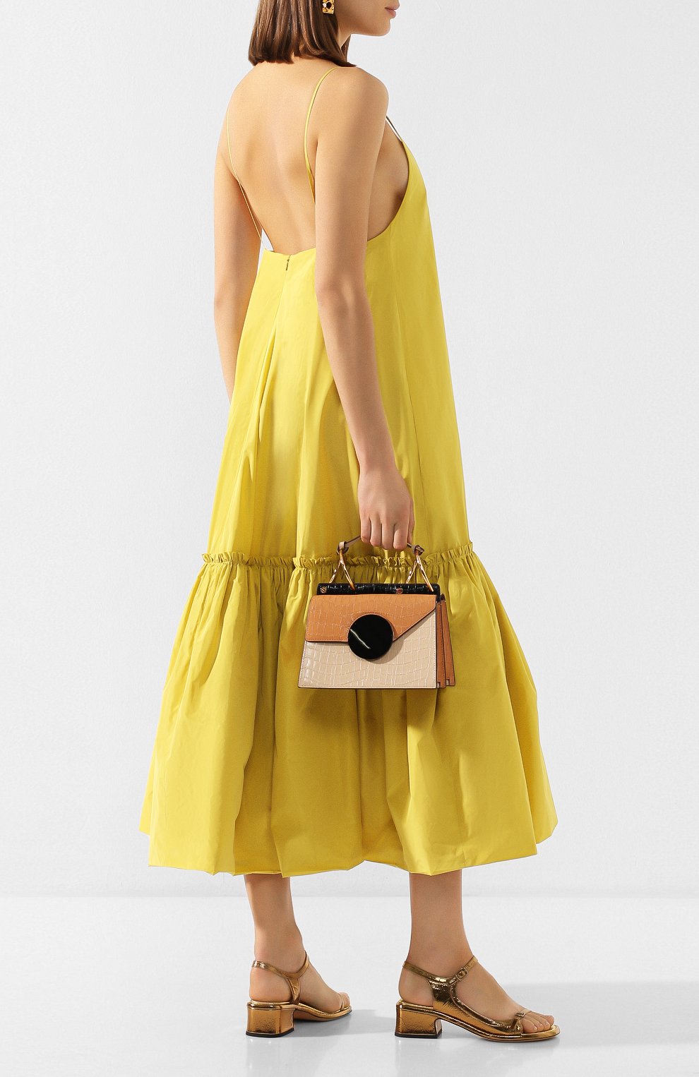 Кожаные босоножки DRIES VAN NOTEN, арт. WS27/315/H40/QU200, фото 2