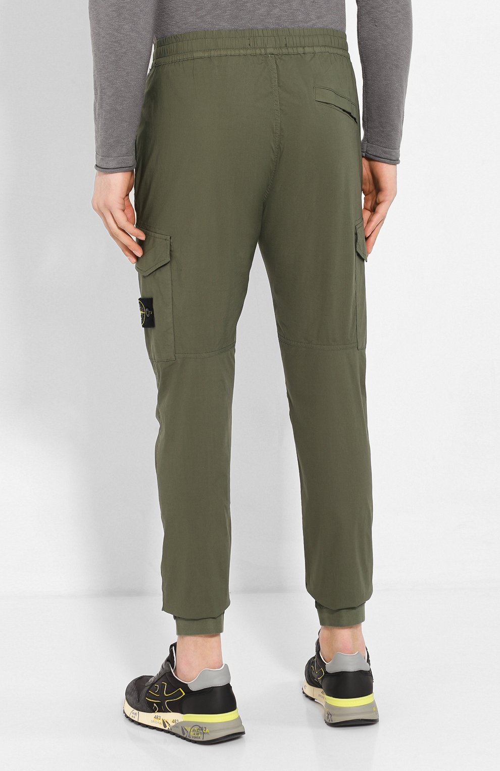 Хлопковые джоггеры STONE ISLAND, арт. 721531403, фото 4