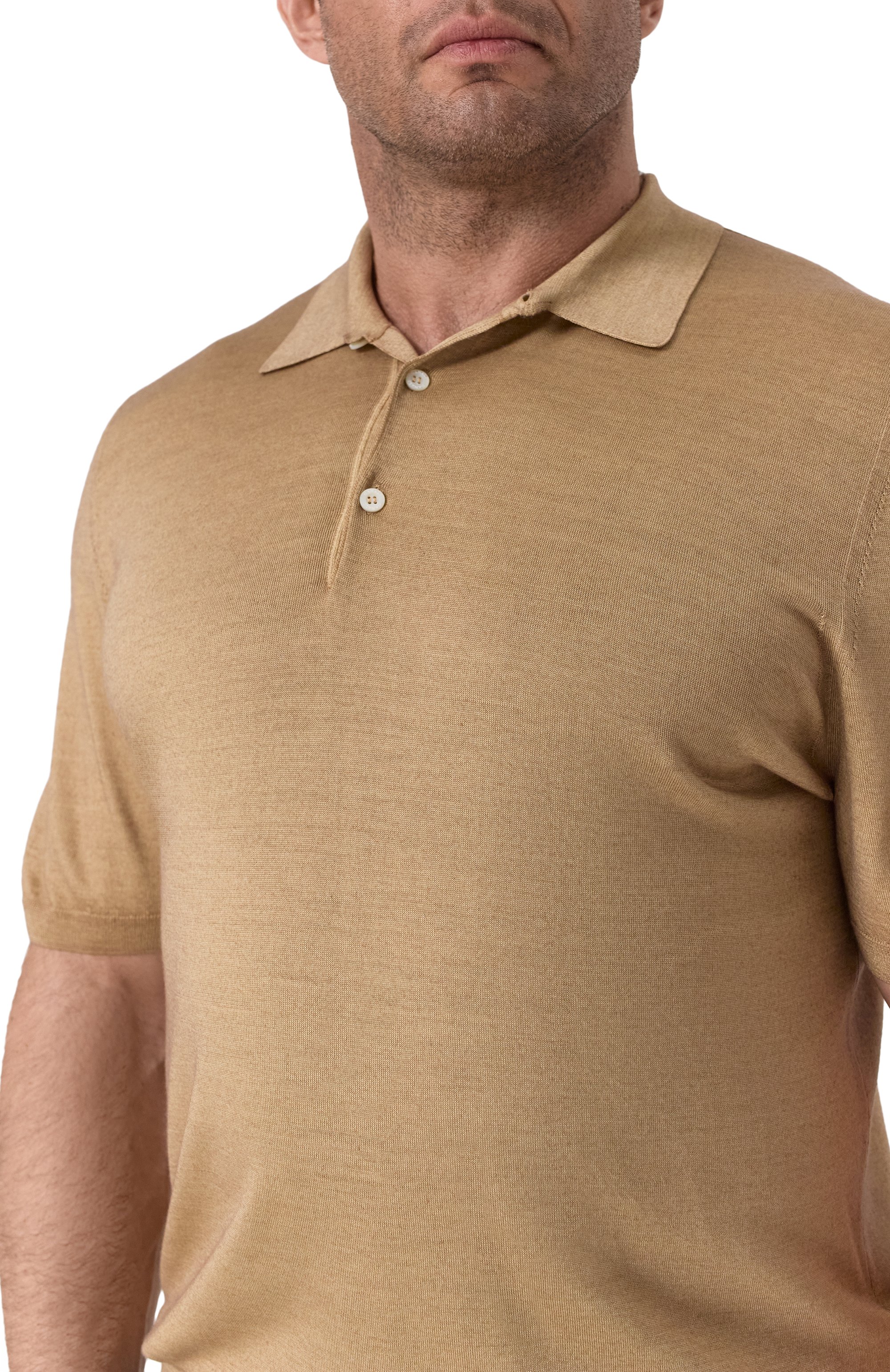 Поло из шерсти и шелка CANALI, арт. C0479B/MX01165, фото 5