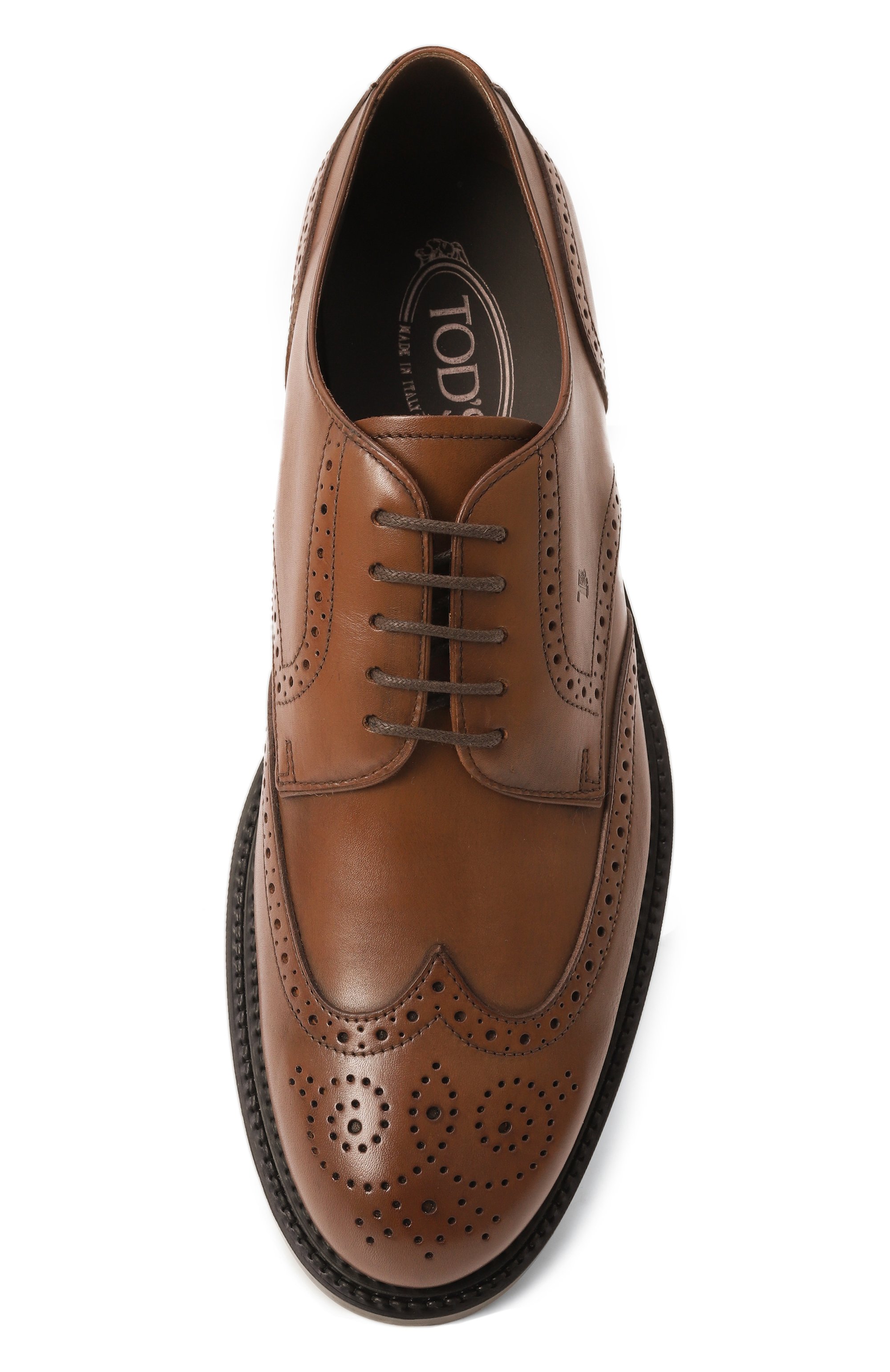 Кожаные дерби TOD’S, арт. XXM62C00C10/D9C, фото 6