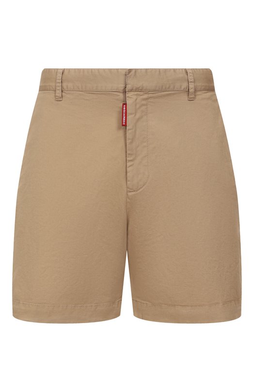 Хлопковые шорты Dsquared2 S78MU0068/S78499 Бежевый S78MU0068/S78499