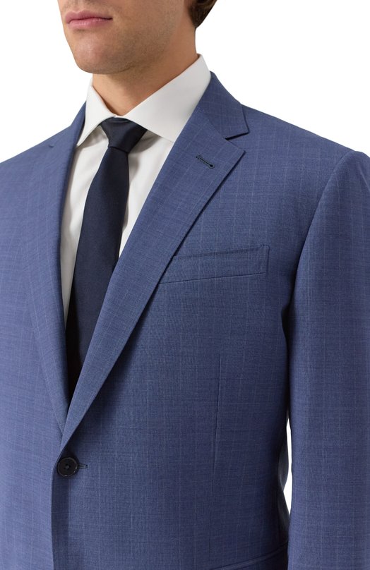 Шерстяной костюм Zegna 28QCGN/R922722A9 Синий  28QCGN/R922722A9 Фото 6
