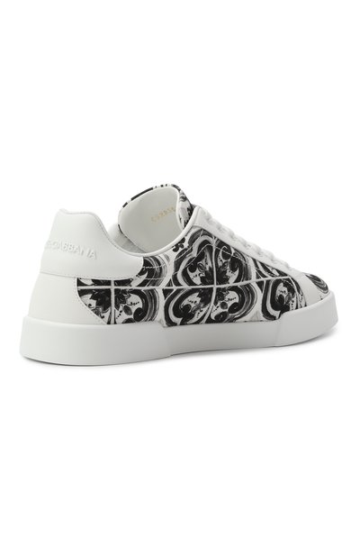 Комбинированные кеды portofino light strobel DOLCE & GABBANA, арт. CS2330/A9R22, фото 5