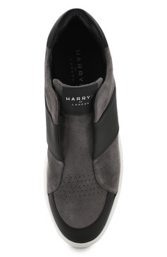 Мужские кожаные кеды bolt 2 HARRYS OF LONDON серого цвета, арт. B0LT 2 N0BLE SUEDE/TECH LEATHER | Фото 5 (Материал внутренний: Натуральная кожа; Подошва: Массивная; Материал утеплителя: Без утеплителя; Стили: Классический; Драгоценные камни: Проставлено; Материал сплава: Проставлено; Материал внешний: Натуральная кожа; Кросс-КТ: Низкие; Автоматизация Diginetica: Не назначено)