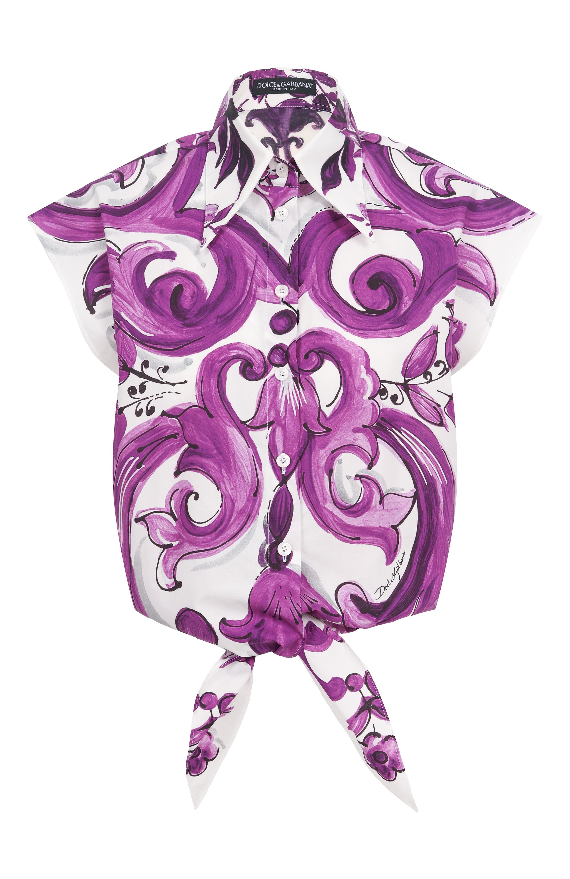 Хлопковая рубашка DOLCE & GABBANA, арт. F5T53T/HH5EN, фото 1