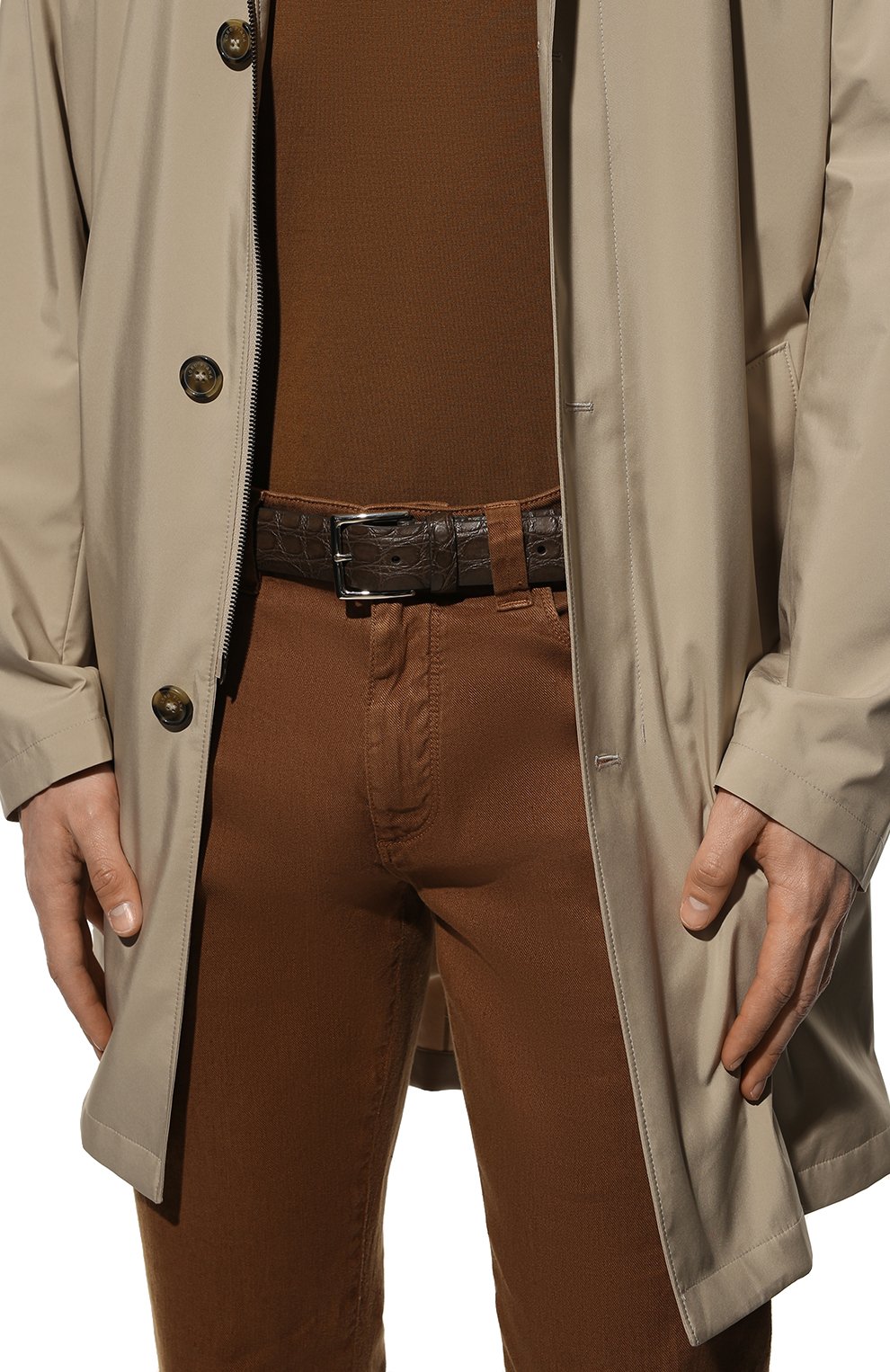 Ремень из кожи каймана LORO PIANA, арт. FAI1156/CYAC, фото 2