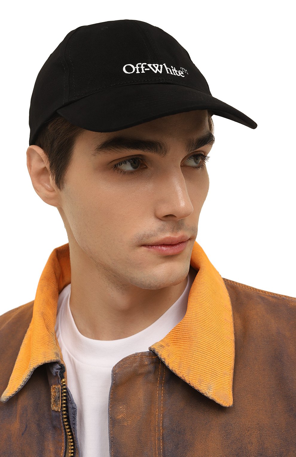 Хлопковая бейсболка OFF-WHITE, арт. OMLB041C99FAB0041001, фото 2