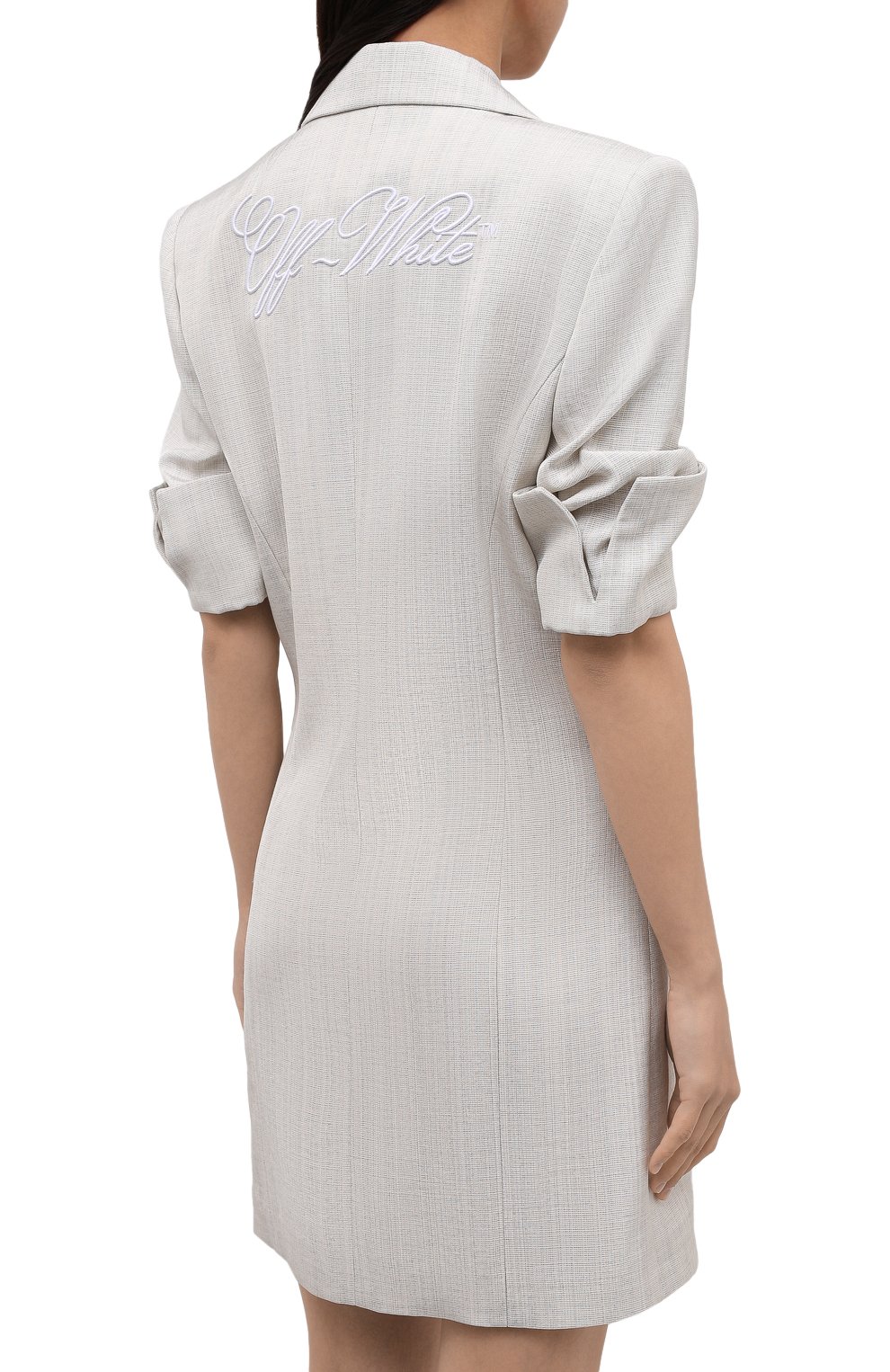 Платье из вискозы OFF-WHITE, арт. 0WDB303R21FAB001, фото 4