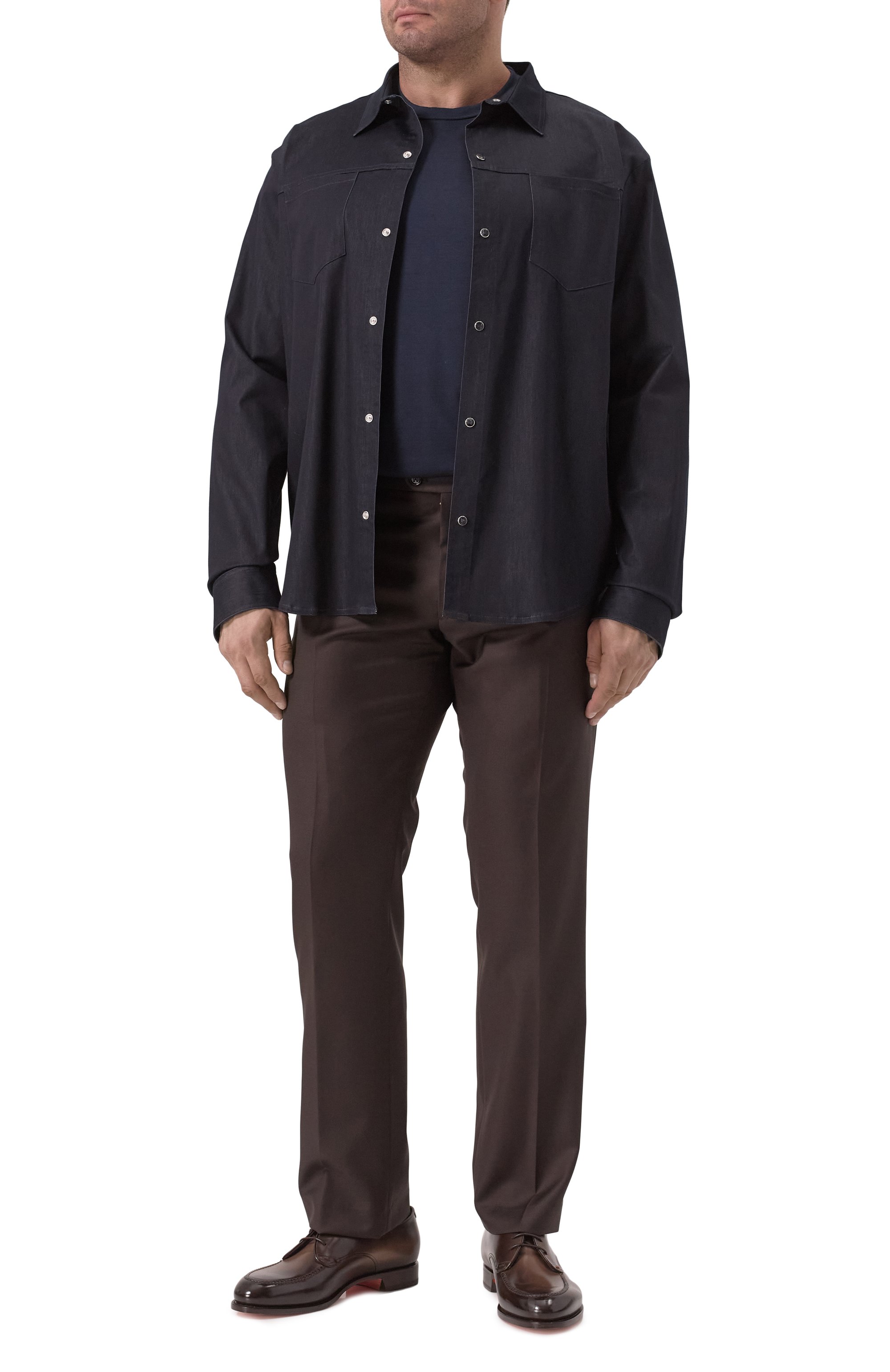 Футболка из хлопка и шелка CORTIGIANI, арт. 2A6630, фото 2