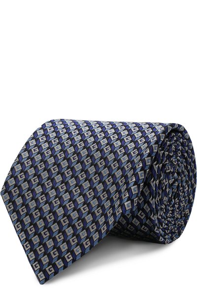 Мужской шелковый галстук с принтом GUCCI, арт. 520917/4B002