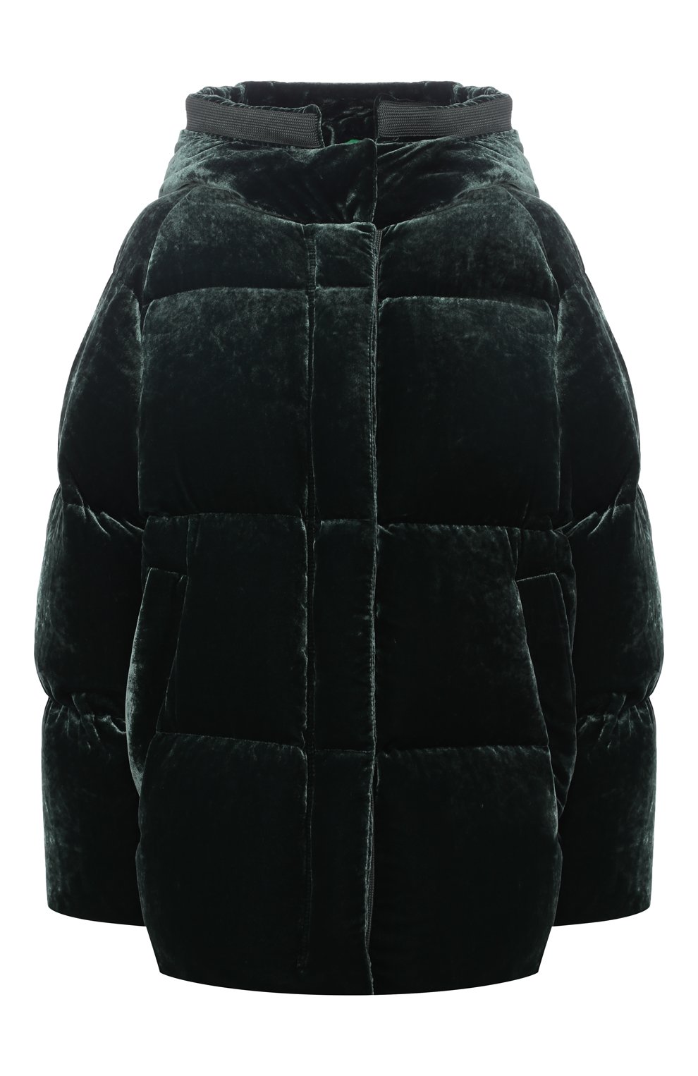 Бархатный пуховик с капюшоном MONCLER, арт. D2-093-46999-00-549SF, фото 1