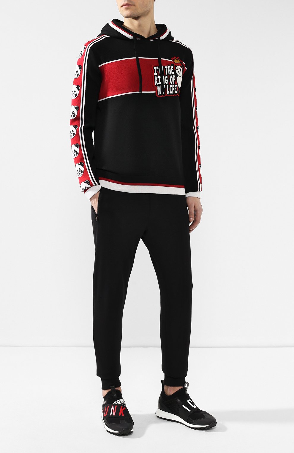 Комбинированные кроссовки punk icon DSQUARED2, арт. SNM0050 16801061, фото 2