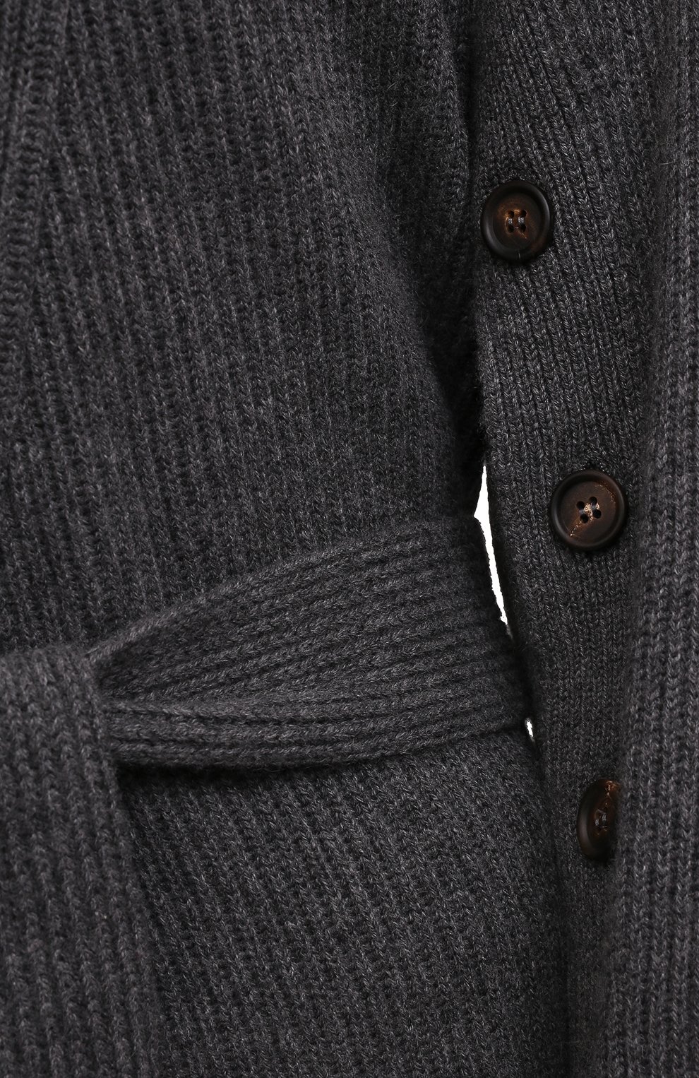 Кашемировый кардиган BRUNELLO CUCINELLI темно-серого цвета по цене 589000 руб., арт. M12714716, фото 5 Кашемировый кардиган BRUNELLO CUCINELLI, арт. M12714716, фото 5