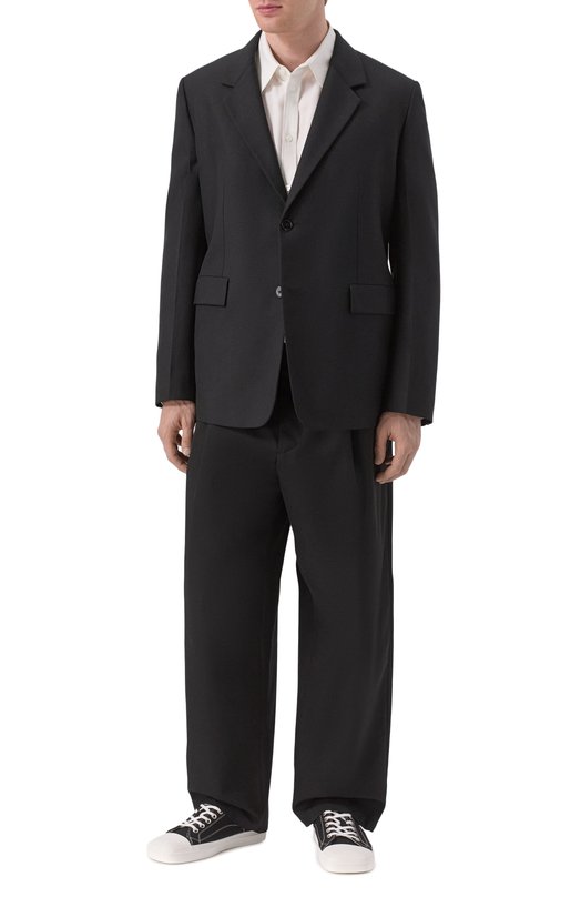 Шерстяной пиджак Jil Sander J23BN0010-J40189 Чёрный  J23BN0010-J40189 Фото 2