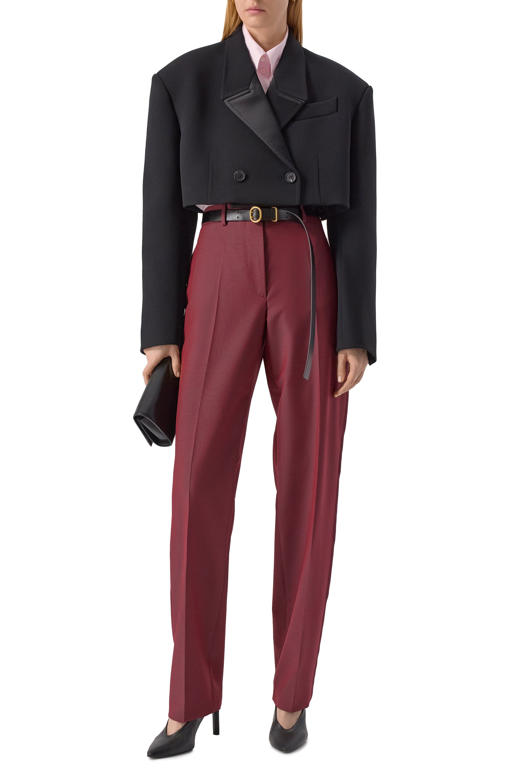 Шерстяные брюки JIL SANDER, арт. J03KA0303-J40220, фото 2