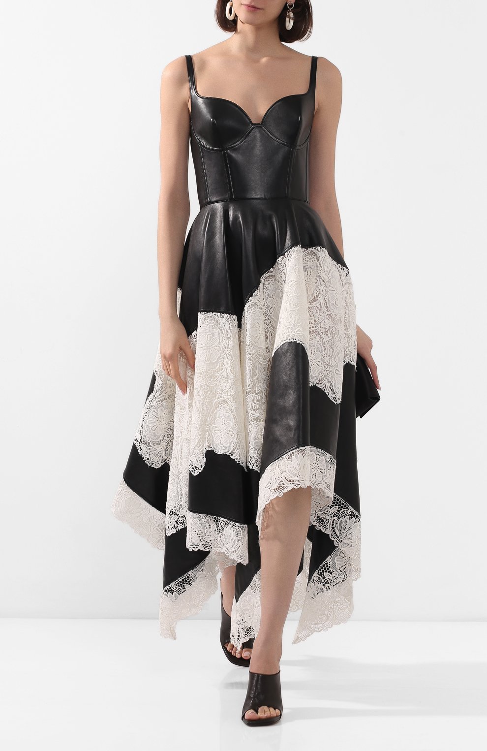 Кожаное платье ALEXANDER MCQUEEN, арт. 621732/Q5ADU, фото 2