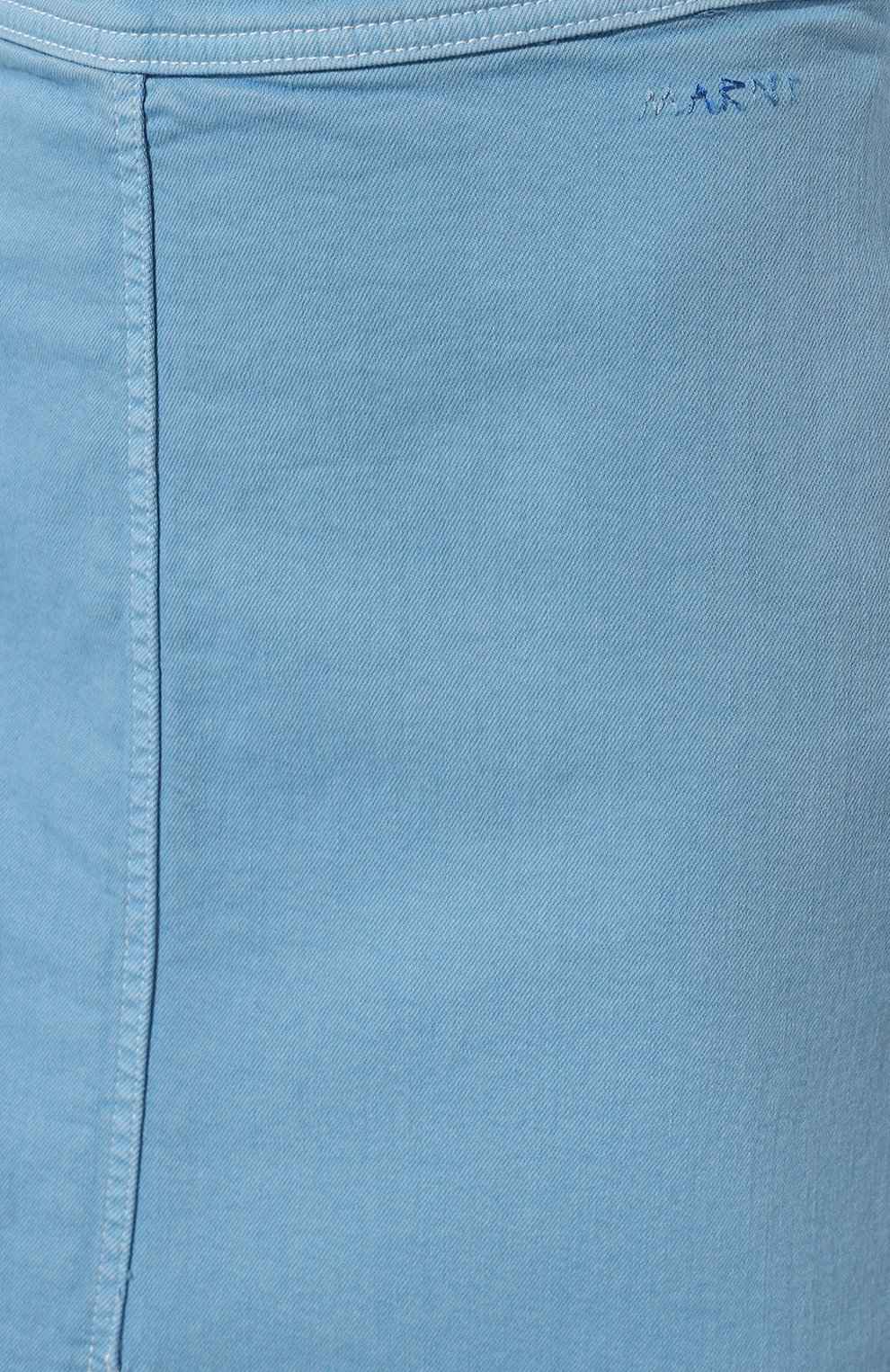 Джинсовая юбка MARNI голубого цвета по цене 72700 руб., арт. G0JD0502MS/USCV12, фото 5 Джинсовая юбка MARNI, арт. G0JD0502MS/USCV12, фото 5