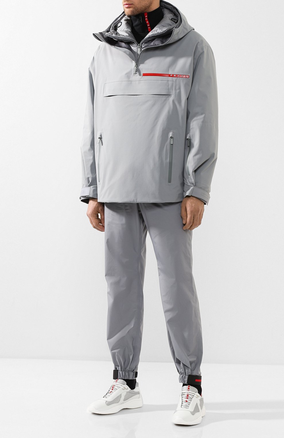 Джоггеры prada linea rossa PRADA, арт. SPG43-1SYD-F0024, фото 2