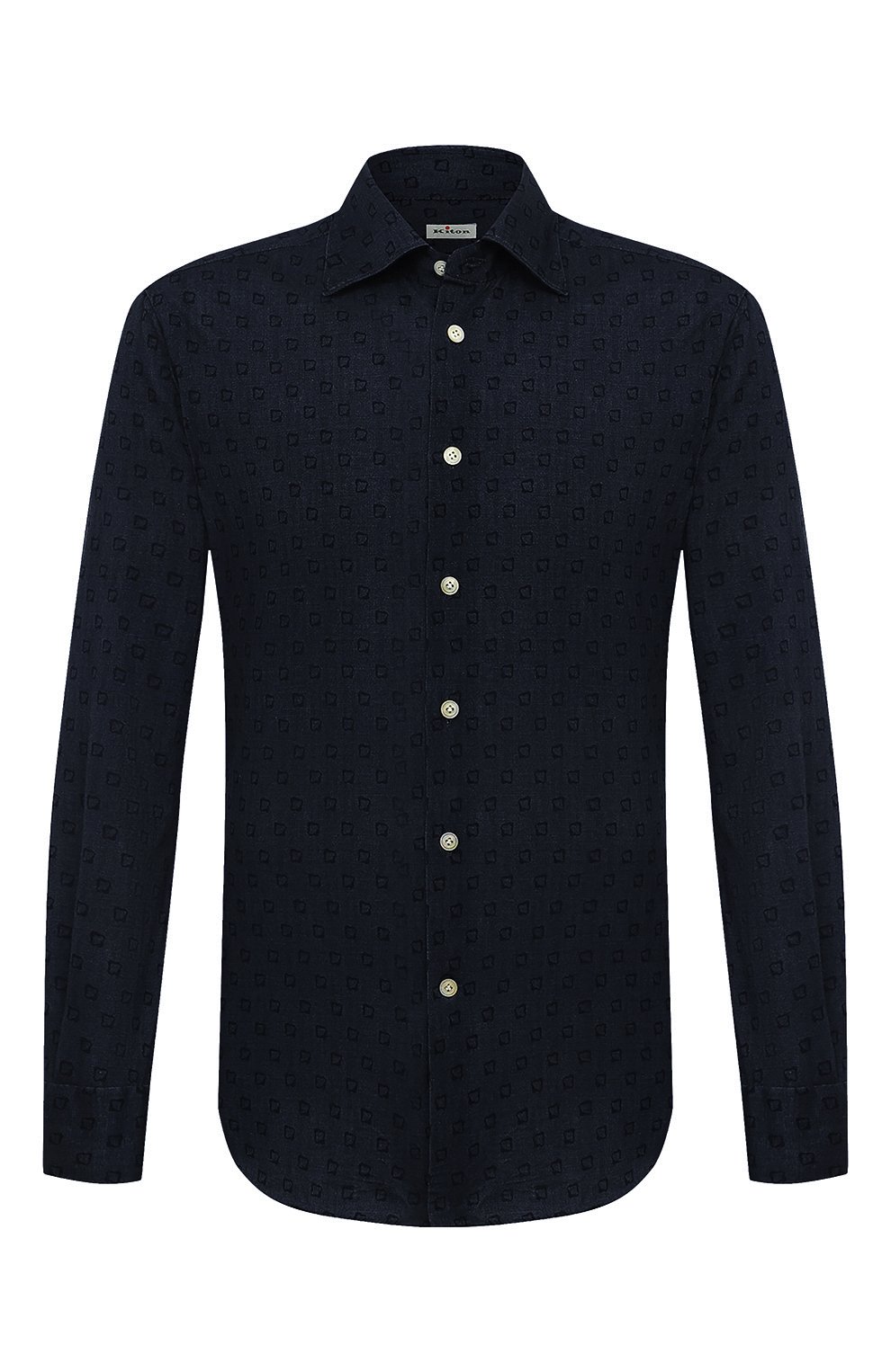 Хлопковая рубашка KITON, арт. UCIH06491, фото 1