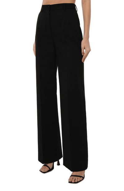 Хлопковые брюки DOLCE & GABBANA черного цвета по цене 94600 руб., арт. FTC20T/GDCDD, фото 3 Хлопковые брюки DOLCE & GABBANA, арт. FTC20T/GDCDD, фото 3