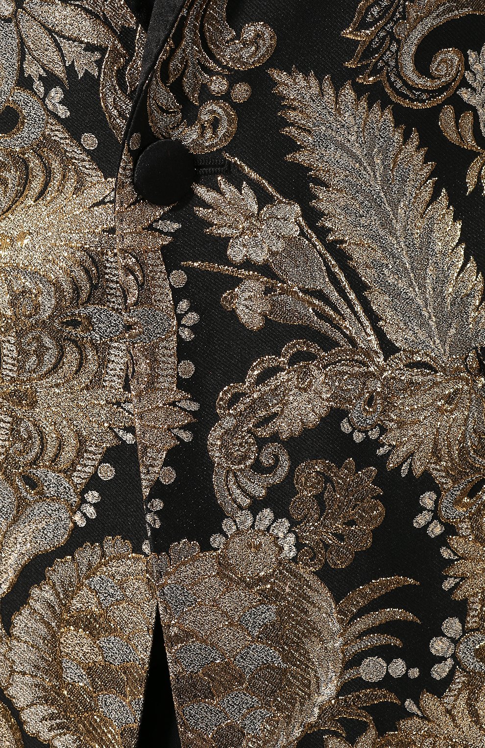 Однобортный пиджак DOLCE & GABBANA золотого цвета по цене 382500 руб., арт. G2JP9T/HJMAH, фото 5 Однобортный пиджак DOLCE & GABBANA, арт. G2JP9T/HJMAH, фото 5
