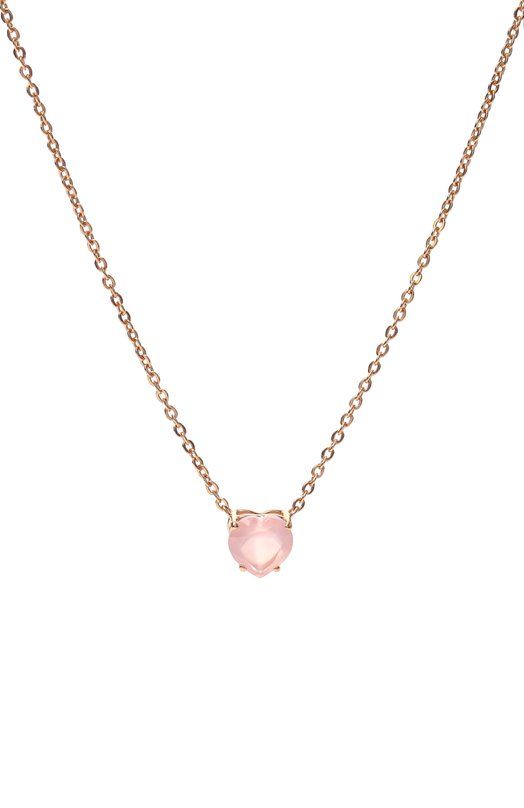 Кулон c агатом Cartoon Hearts Moonka HRT-925RG-NK-AGT-PK Розовый  HRT-925RG-NK-AGT-PK Фото 3