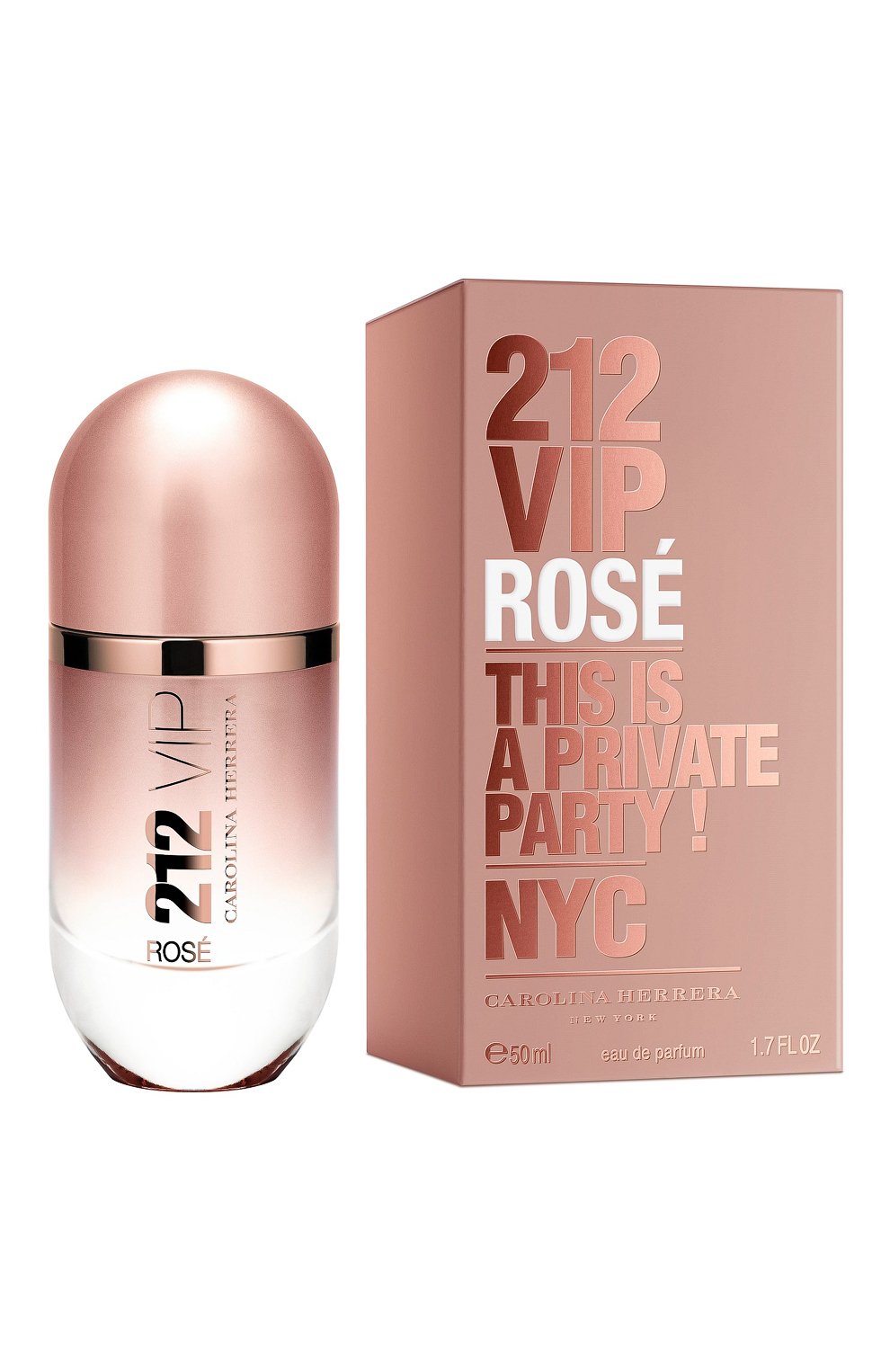 Парфюмерная вода 212 vip rose (50ml) CAROLINA HERRERA, арт. 8411061777183, фото 2