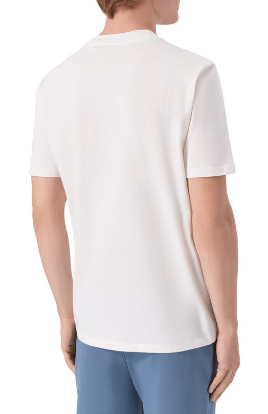 Хлопковая футболка HUGO 50553755 Белый  50553755 Фото 4