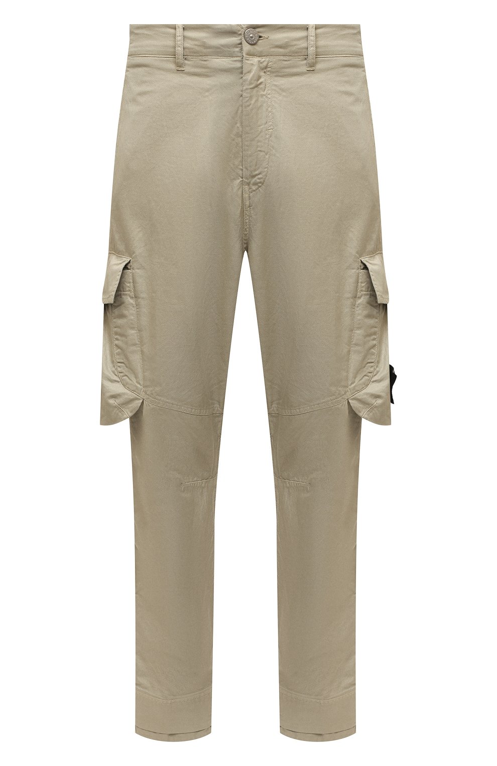 Брюки-карго из хлопка и льна STONE ISLAND, арт. 761930318, фото 1