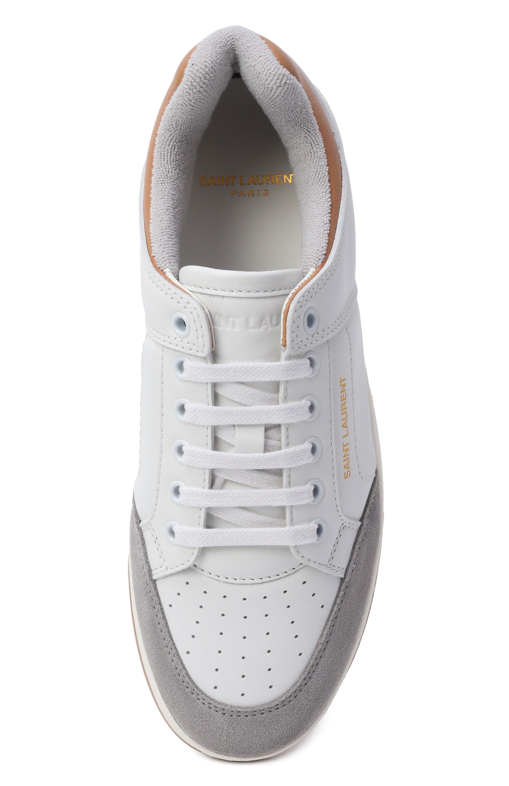 Кожаные кеды sl61 SAINT LAURENT, арт. 799977/00NAY, фото 6