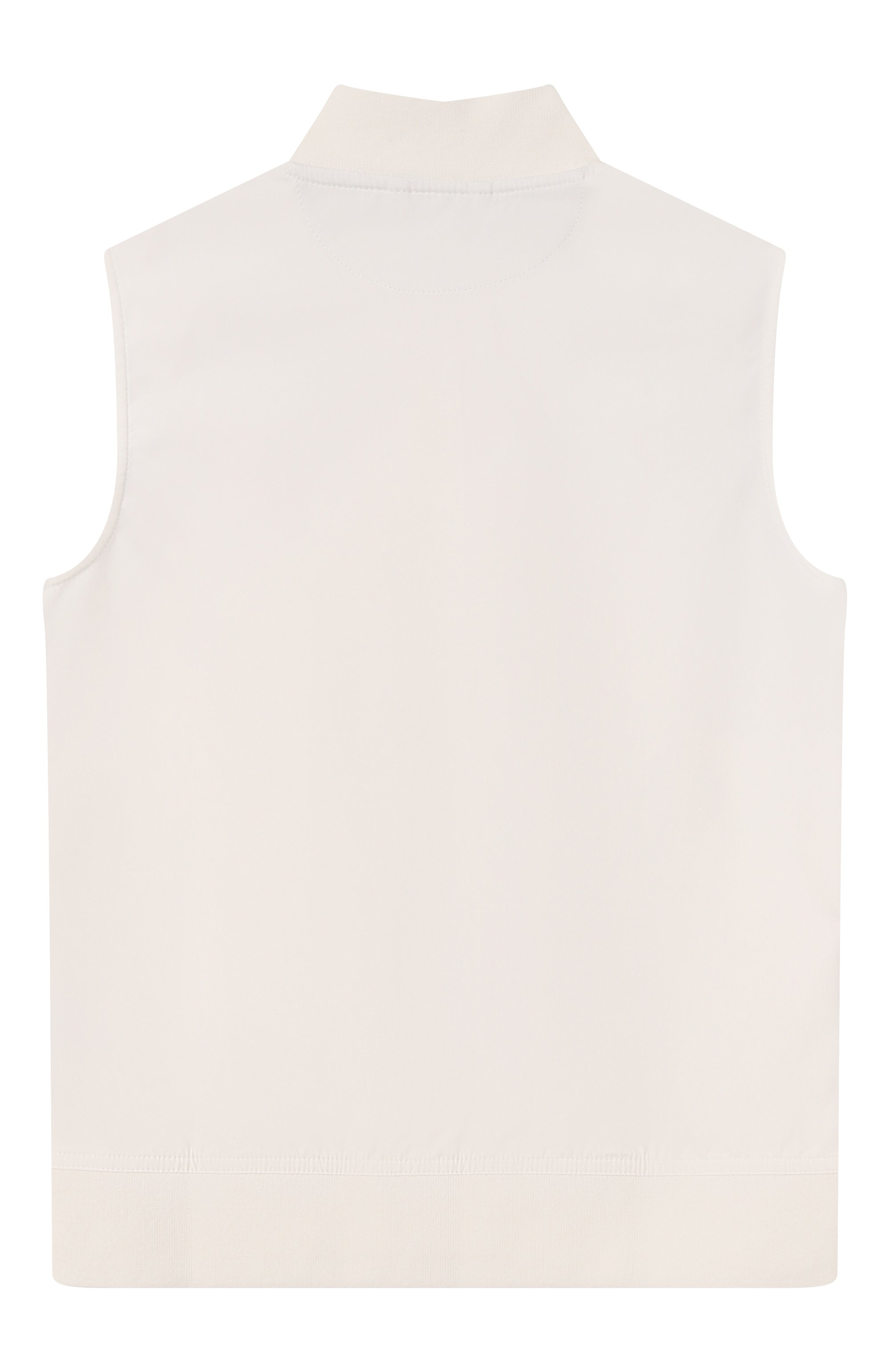 Жилет BRUNELLO CUCINELLI кремового цвета по цене 59950 руб., арт. BB422919TB, фото 2 Жилет BRUNELLO CUCINELLI, арт. BB422919TB, фото 2