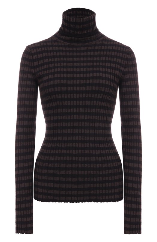 Водолазка из вискозы MM6 S62HA0099/M13186 Коричневый S62HA0099/M13186