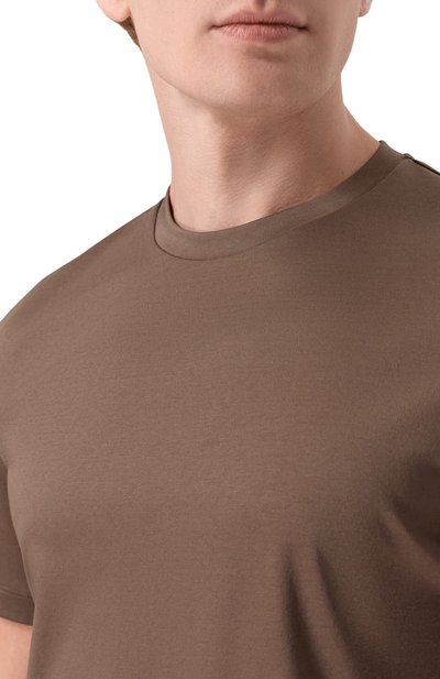 Хлопковая футболка GIORGIO ARMANI, арт. 6LSM90/SJTKZ, фото 5