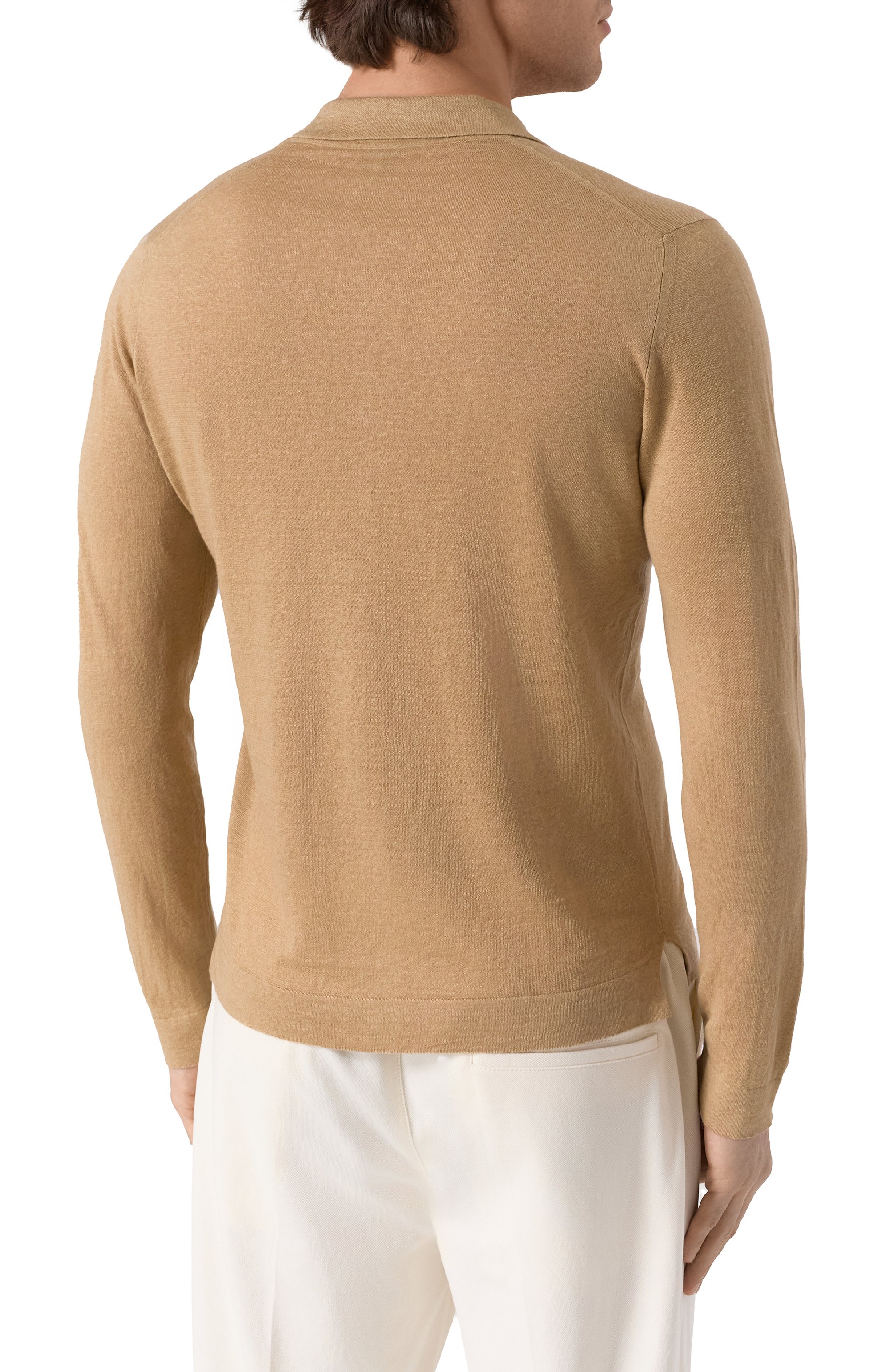 Рубашка изо льна и кашемира FEDELI, арт. 8UE05802, фото 4