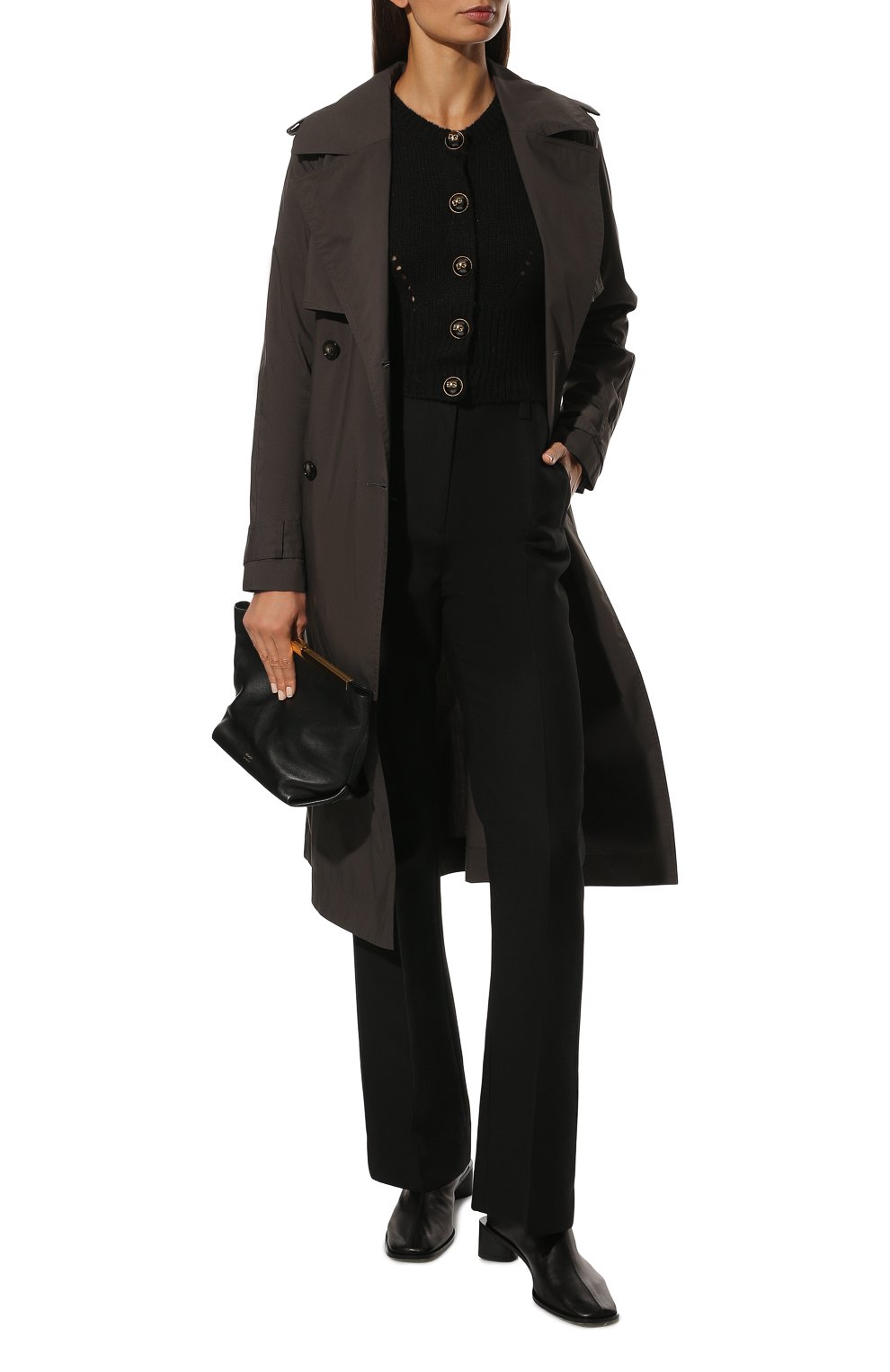 Кардиган DOLCE & GABBANA черного цвета по цене 99500 руб., арт. FX231T/JAMJP/0UTLET AW22-23, фото 2 Кардиган DOLCE & GABBANA, арт. FX231T/JAMJP/0UTLET AW22-23, фото 2