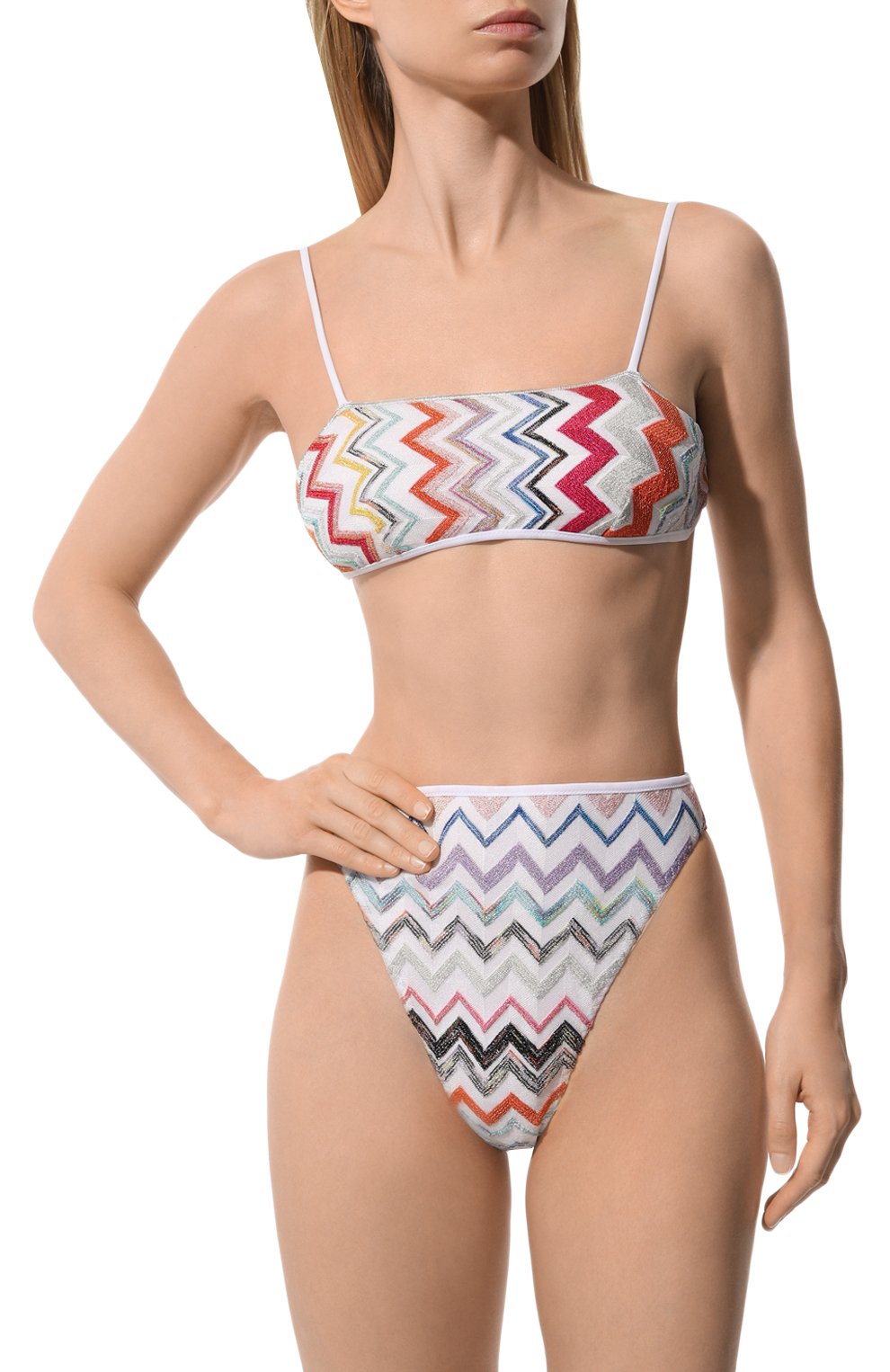 Раздельный купальник MISSONI разноцветного цвета по цене 49950 руб., арт. MS24SP0M/BR00XL, фото 2 Раздельный купальник MISSONI, арт. MS24SP0M/BR00XL, фото 2