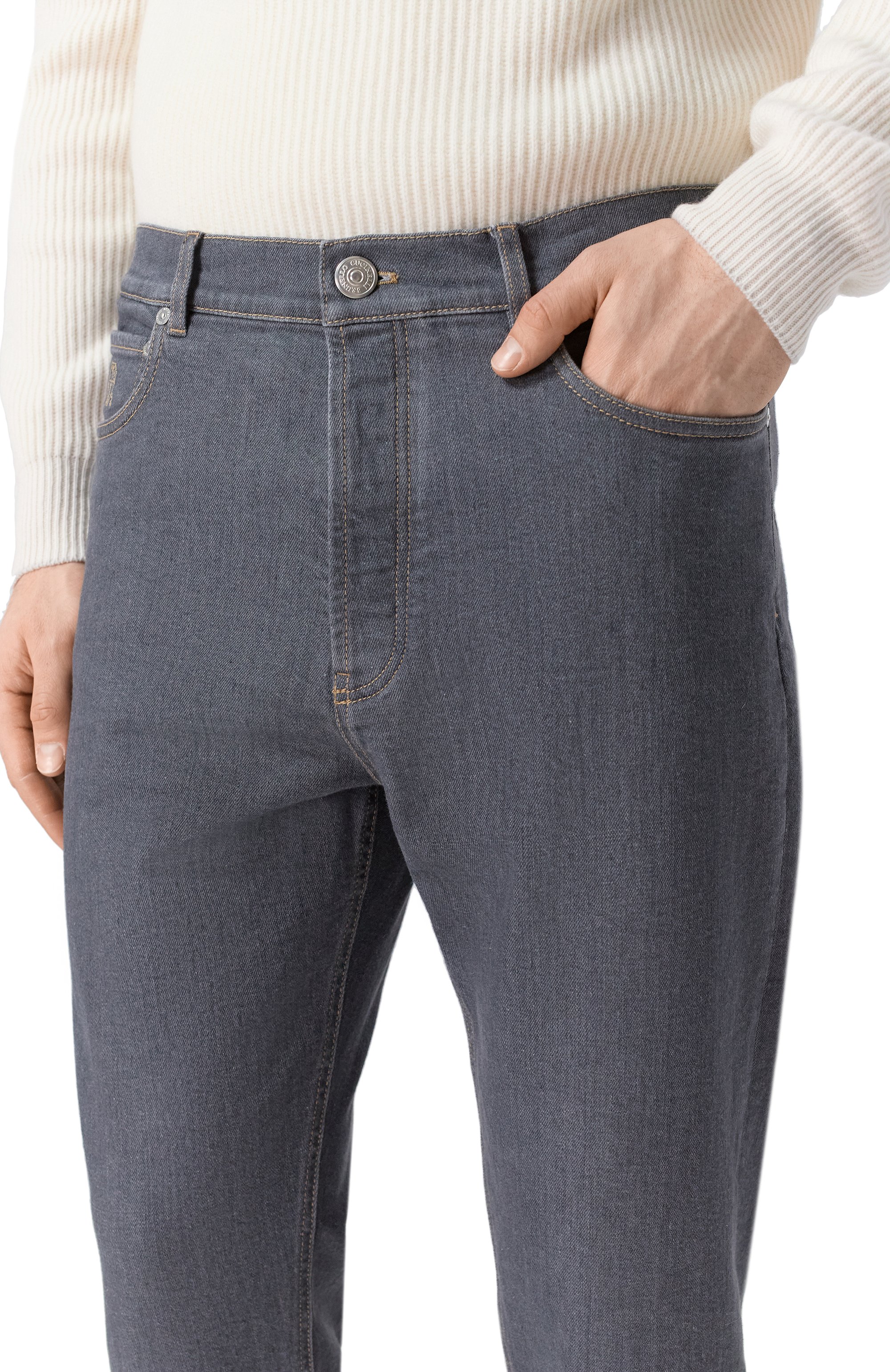 Джинсы iconic fit BRUNELLO CUCINELLI, арт. M230P01090, фото 5