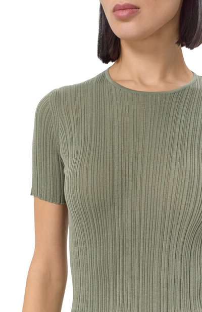 Топ из хлопка и  шелка AGNONA, арт. KT09015/7Q180M, фото 5