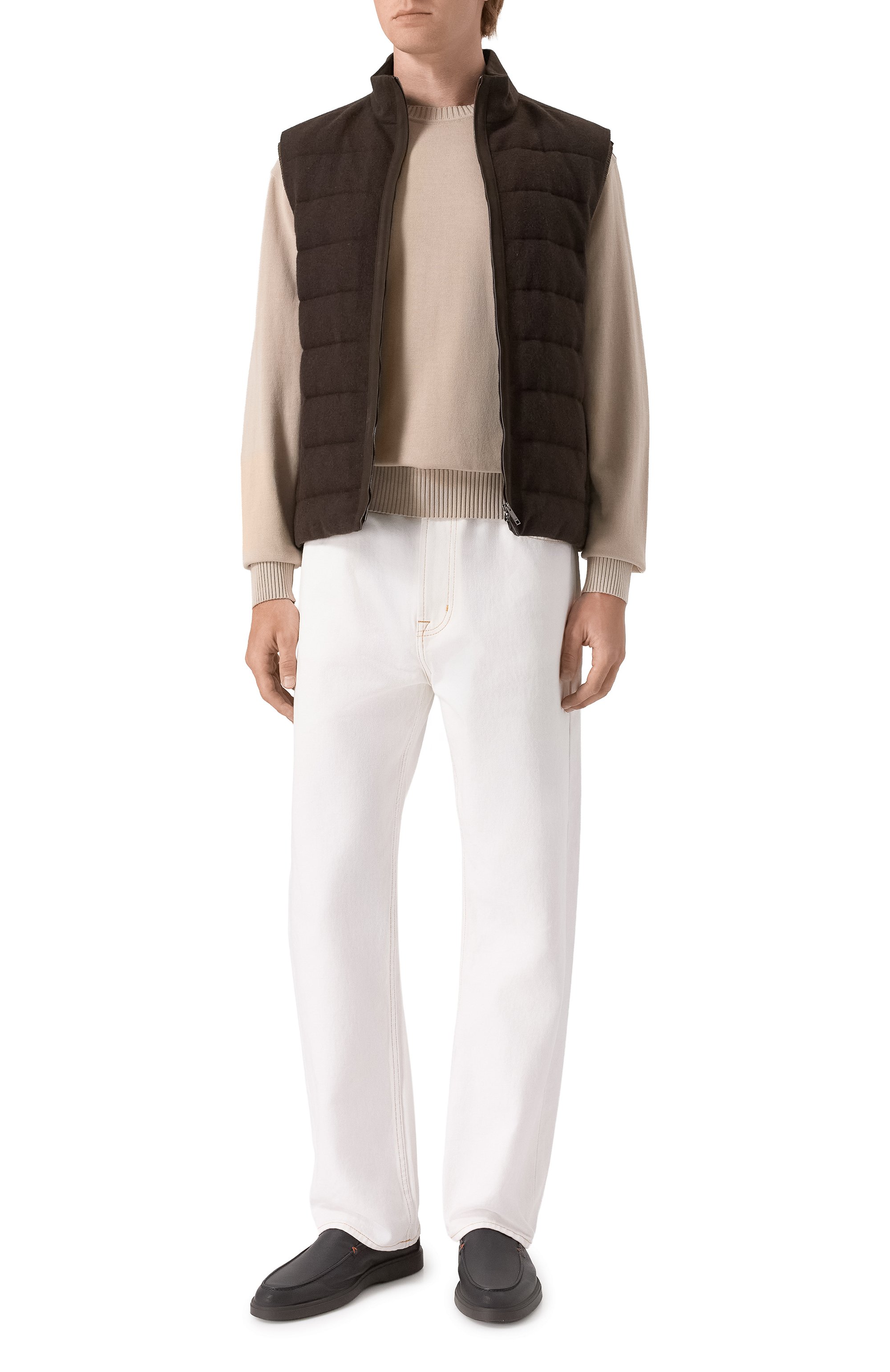 Кожаные лоферы detroit SANTONI, арт. MGDG17824SM0SWLM, фото 2