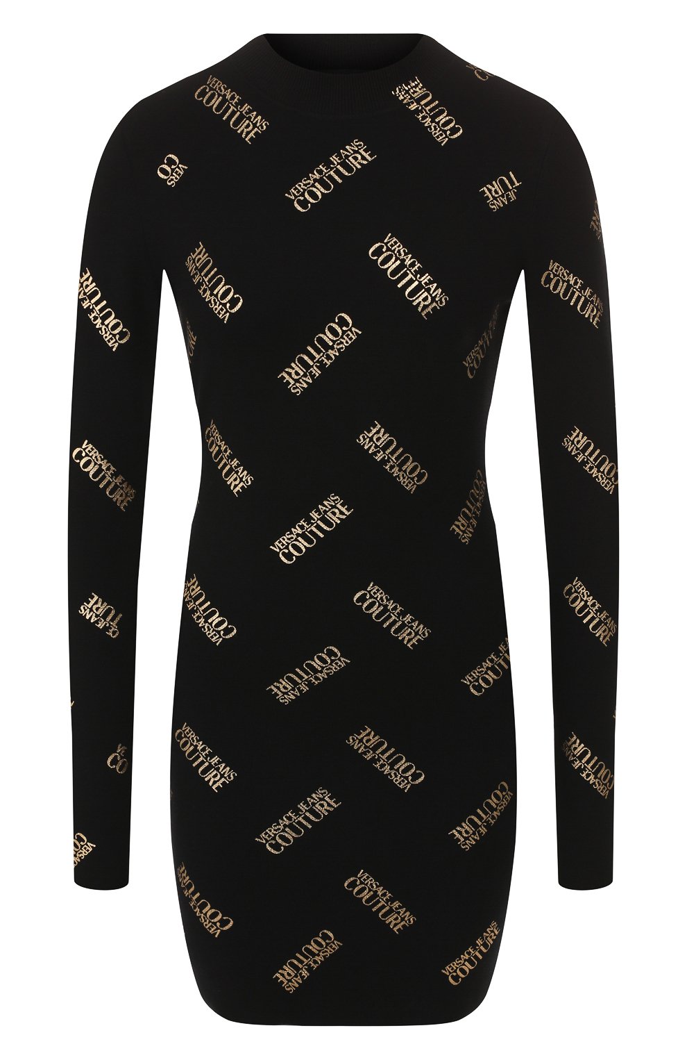 Платье VERSACE JEANS COUTURE черного цвета по цене 32500 руб., арт. B4HUA816-UDPM16/50309, фото 1 Платье VERSACE JEANS COUTURE, арт. B4HUA816-UDPM16/50309, фото 1